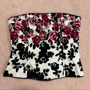 White House Black Market Bustier Top